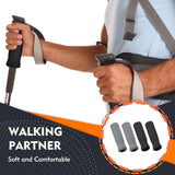 Maxbell Sponge Crutch Handle Grips Replacement for Hiking Poles Seniors Tool Handles