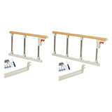Maxbell Bed Rails for Elderly Adults Security Under Mattress Bed Railing for Seniors 67cmx35cm 3 Support Rods