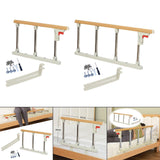 Maxbell Bed Rails for Elderly Adults Security Under Mattress Bed Railing for Seniors 67cmx35cm 3 Support Rods