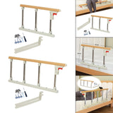 Maxbell Bed Rails for Elderly Adults Security Under Mattress Bed Railing for Seniors 67cmx35cm 3 Support Rods