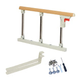 Maxbell Bed Rails for Elderly Adults Security Under Mattress Bed Railing for Seniors 67cmx35cm 3 Support Rods
