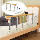 Maxbell Bed Rails for Elderly Adults Security Under Mattress Bed Railing for Seniors 67cmx35cm 3 Support Rods