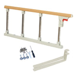 Maxbell Bed Rails for Elderly Adults Security Under Mattress Bed Railing for Seniors 91cmx35cm 4 Support Rods