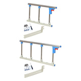Maxbell Bed Rails for Elderly Adults Security Bed Cane Under Mattress Fall Protector 67cmx35cm 3 Support Rods