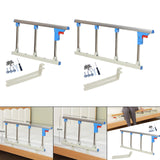 Maxbell Bed Rails for Elderly Adults Security Bed Cane Under Mattress Fall Protector 67cmx35cm 3 Support Rods