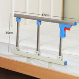 Maxbell Bed Rails for Elderly Adults Security Bed Cane Under Mattress Fall Protector 67cmx35cm 3 Support Rods