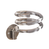 Maxbell Hair Dryer Holder Wall Mount Compact Blow Dryer Rack for Bathroom Salon Home Gray