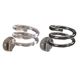 Maxbell Hair Dryer Holder Wall Mount Compact Blow Dryer Rack for Bathroom Salon Home Gray