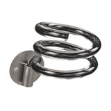 Maxbell Hair Dryer Holder Wall Mount Compact Blow Dryer Rack for Bathroom Salon Home Black