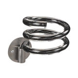 Maxbell Hair Dryer Holder Wall Mount Compact Blow Dryer Rack for Bathroom Salon Home Black