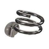 Maxbell Hair Dryer Holder Wall Mount Compact Blow Dryer Rack for Bathroom Salon Home Black