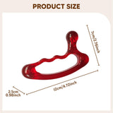 Maxbell Trigger Point Massage Tool Compact Acupoint Massager for Hand Shoulders Back Red