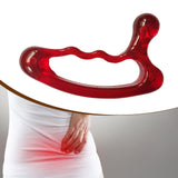 Maxbell Trigger Point Massage Tool Compact Acupoint Massager for Hand Shoulders Back Red