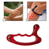 Maxbell Trigger Point Massage Tool Compact Acupoint Massager for Hand Shoulders Back Red