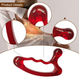 Maxbell Trigger Point Massage Tool Compact Acupoint Massager for Hand Shoulders Back Red