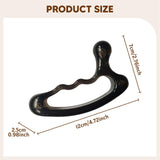 Maxbell Trigger Point Massage Tool Compact Acupoint Massager for Hand Shoulders Back Black