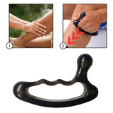 Maxbell Trigger Point Massage Tool Compact Acupoint Massager for Hand Shoulders Back Black