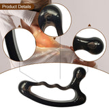 Maxbell Trigger Point Massage Tool Compact Acupoint Massager for Hand Shoulders Back Black