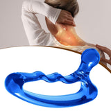 Maxbell Trigger Point Massage Tool Compact Acupoint Massager for Hand Shoulders Back Blue
