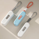 Maxbell Dental Floss Picks Dispenser Automatic No Break Refillable Floss Pick Holder White