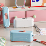 Maxbell Dental Floss Picks Dispenser Automatic No Break Refillable Floss Pick Holder White