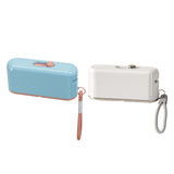 Maxbell Dental Floss Picks Dispenser Automatic No Break Refillable Floss Pick Holder White