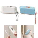 Maxbell Dental Floss Picks Dispenser Automatic No Break Refillable Floss Pick Holder White