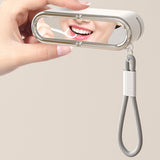 Maxbell Dental Floss Picks Dispenser Automatic No Break Refillable Floss Pick Holder White