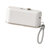 Maxbell Dental Floss Picks Dispenser Automatic No Break Refillable Floss Pick Holder White