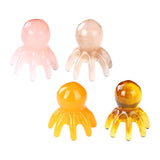 Maxbell Octopus Massage Comb Office Gift Scraping Family Styling Head Scalp Massager Pink