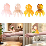 Maxbell Octopus Massage Comb Office Gift Scraping Family Styling Head Scalp Massager Pink