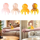 Maxbell Octopus Massage Comb Office Gift Scraping Family Styling Head Scalp Massager Pink