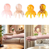 Maxbell Octopus Massage Comb Office Gift Scraping Family Styling Head Scalp Massager Pink