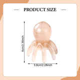 Maxbell Octopus Massage Comb Office Gift Scraping Family Styling Head Scalp Massager Violet
