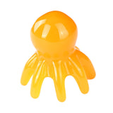 Maxbell Octopus Massage Comb Office Gift Scraping Family Styling Head Scalp Massager Yellow