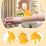 Maxbell Octopus Massage Comb Office Gift Scraping Family Styling Head Scalp Massager Yellow