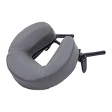 Maxbell Massage Bed Face Cradle with Face Cushion Universal for Salon Gray
