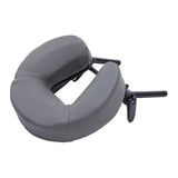 Maxbell Massage Bed Face Cradle with Face Cushion Universal for Salon Gray