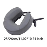 Maxbell Massage Bed Face Cradle with Face Cushion Universal for Salon Gray