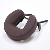 Maxbell Massage Bed Face Cradle with Face Cushion Universal for Salon Coffee Brown