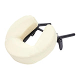 Maxbell Massage Bed Face Cradle with Face Cushion Universal for Salon White