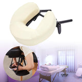 Maxbell Massage Bed Face Cradle with Face Cushion Universal for Salon White