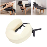Maxbell Massage Bed Face Cradle with Face Cushion Universal for Salon White