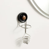 Maxbell Suction Cup Electric Shaver Holder Wall Mount No Drill Electric Razor Hanger Single Holder