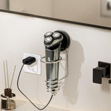 Maxbell Suction Cup Electric Shaver Holder Wall Mount No Drill Electric Razor Hanger Single Holder