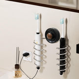 Maxbell Suction Cup Electric Shaver Holder Wall Mount No Drill Electric Razor Hanger Double Holder