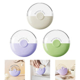 Maxbell Denture Case Small Container Retainer Travel Case for Office Household Women White