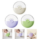 Maxbell Denture Case Small Container Retainer Travel Case for Office Household Women White