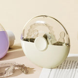 Maxbell Denture Case Small Container Retainer Travel Case for Office Household Women White