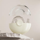 Maxbell Denture Case Small Container Retainer Travel Case for Office Household Women White